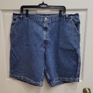 Vintage Faded Glory Men's Classic Blue Jean Shorts Size 42
